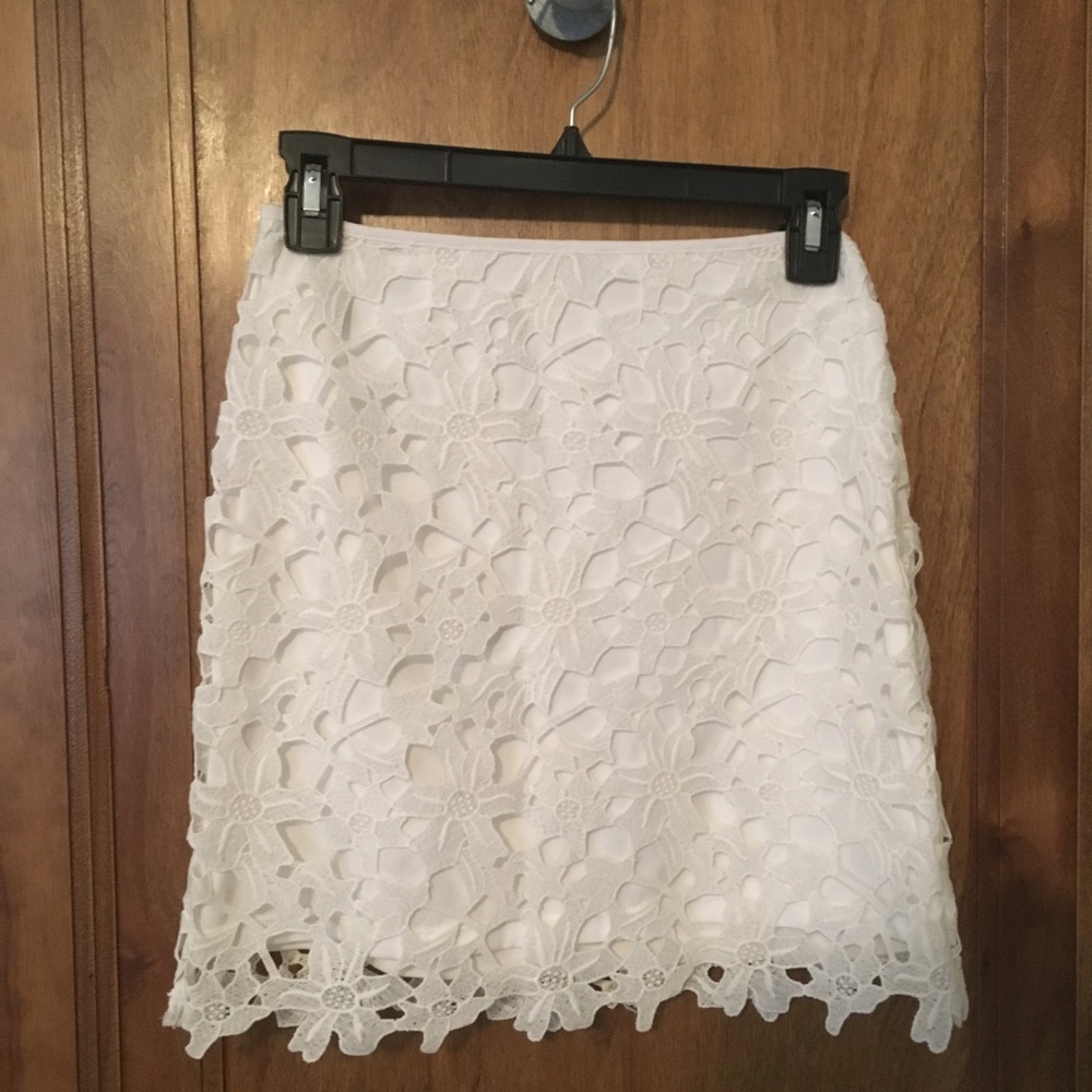 White Lace Skirt